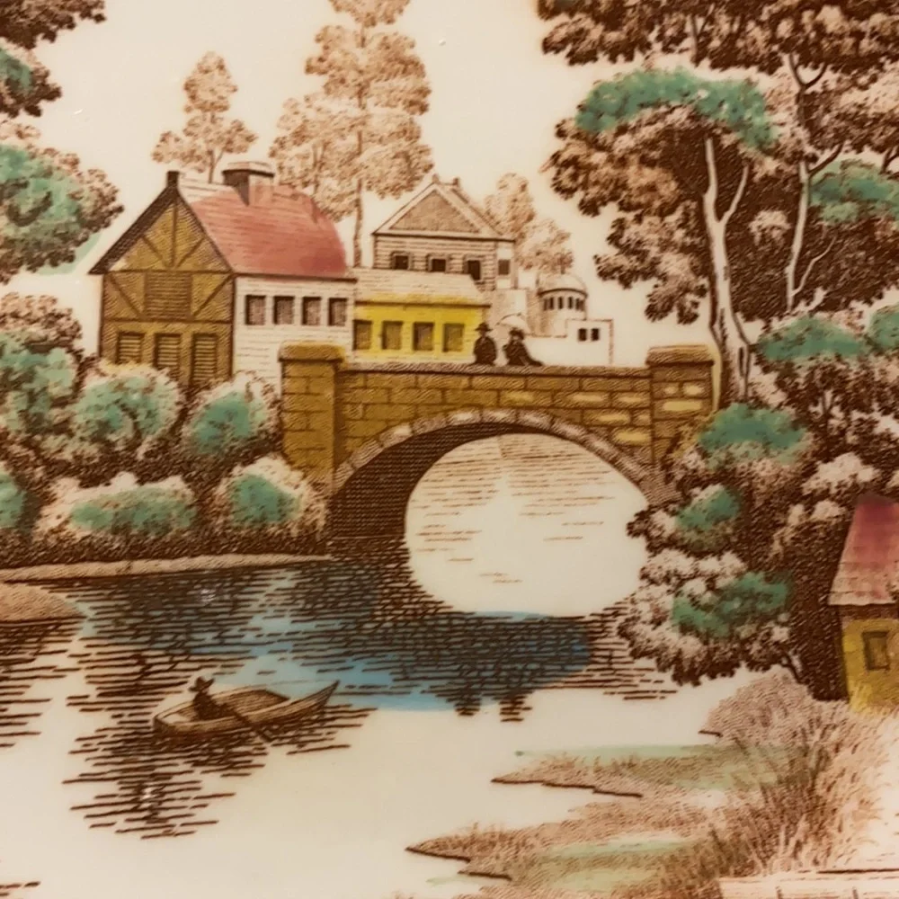 Nasco Holiday Large Serving Plate